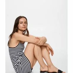 Mango Striped Ribbed Dress 11 Mango Striped Ribbed Dress -Mango popular store mango 5579 1320816 4