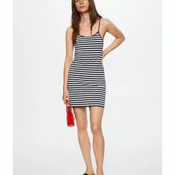 Mango Striped Ribbed Dress 12 Mango Striped Ribbed Dress -Mango popular store mango 5580 1320816 5