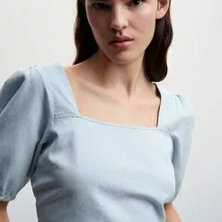 Mango Puff Sleeve Top -Mango popular store mango 5595 1201736 3