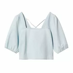 Mango Puff Sleeve Top -Mango popular store mango 5595 1201736 6