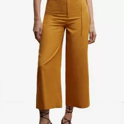 Mango High-waist Crop Trousers