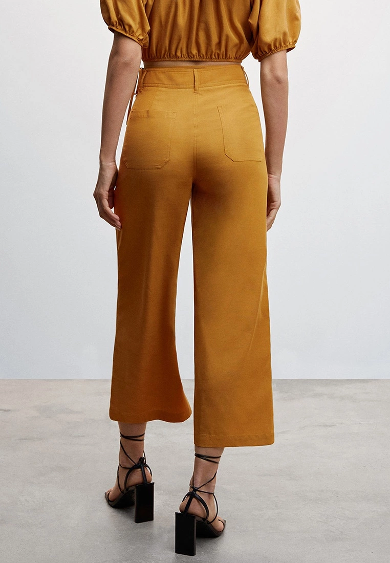Mango High-waist Crop Trousers 4 Mango High-waist Crop Trousers - Image 2