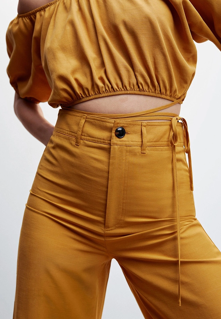 Mango High-waist Crop Trousers 5 Mango High-waist Crop Trousers - Image 3