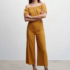 Mango High-waist Crop Trousers 11 Mango High-waist Crop Trousers -Mango popular store mango 5604 8501736 4