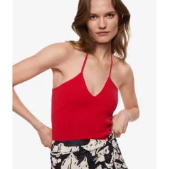 Mango Knitted Cropped Top