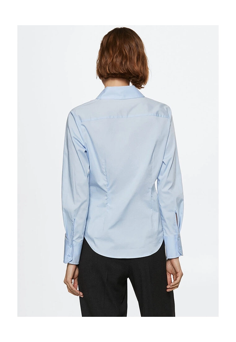 Mango Essential Cotton-Blend Shirt 5 Mango Essential Cotton-Blend Shirt - Image 3