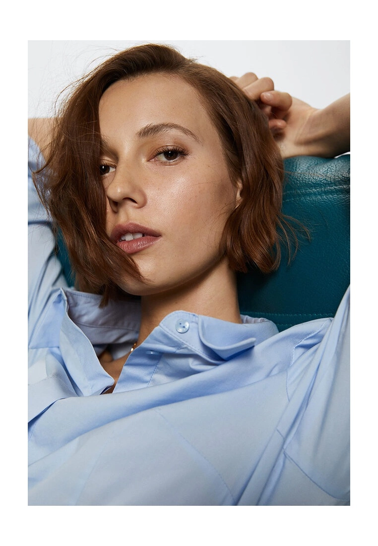 Mango Essential Cotton-Blend Shirt 6 Mango Essential Cotton-Blend Shirt - Image 4