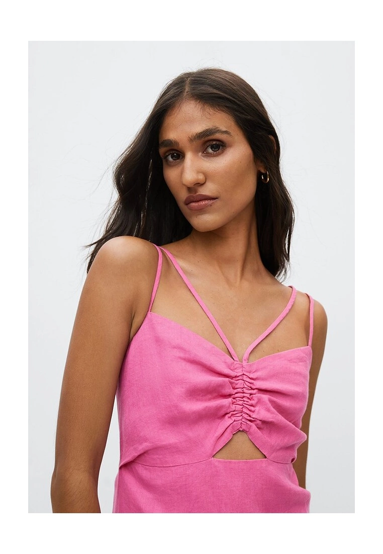 Mango 100% Linen Dress 5 Mango 100% Linen Dress - Image 3