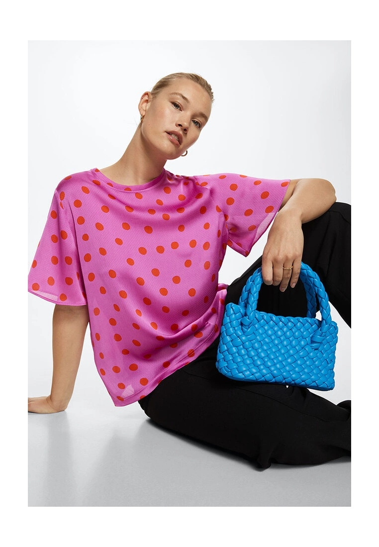 Mango Polka-Dot Print Blouse 4 Mango Polka-Dot Print Blouse - Image 2