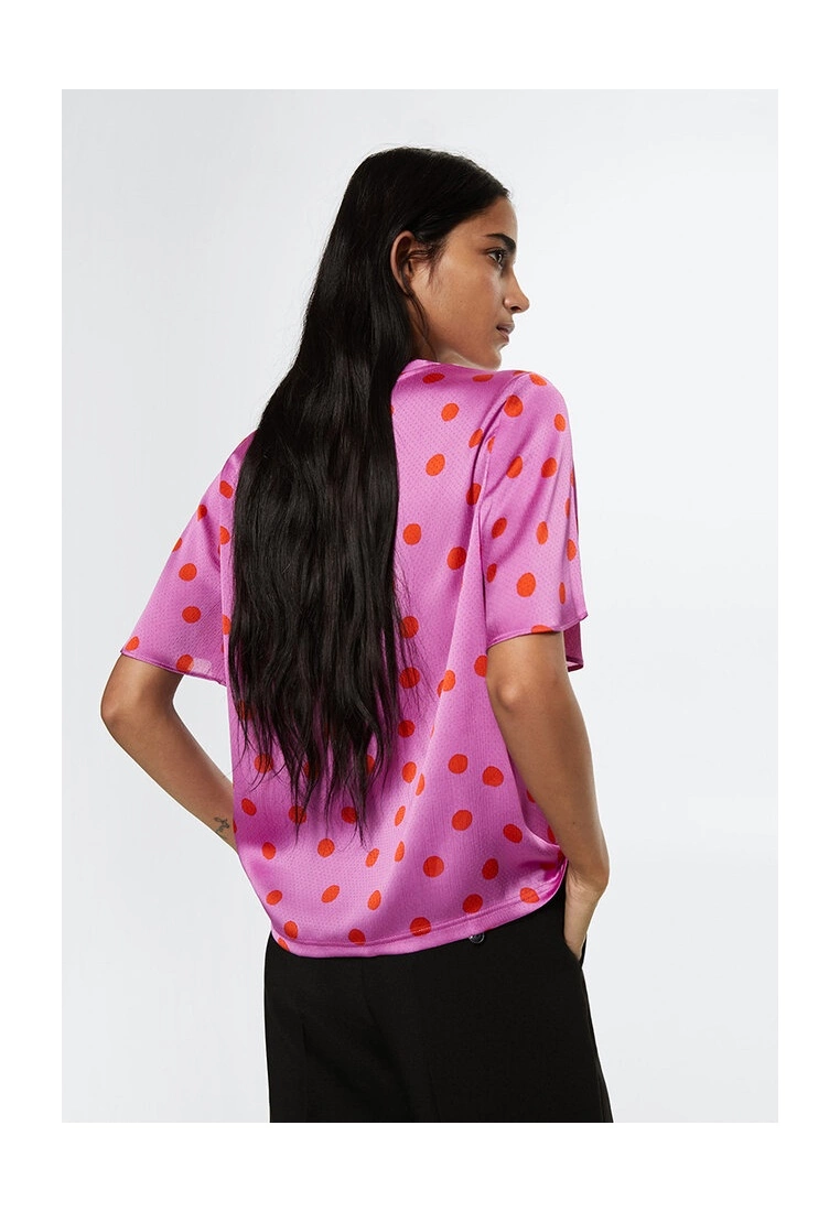 Mango Polka-Dot Print Blouse 5 Mango Polka-Dot Print Blouse - Image 3