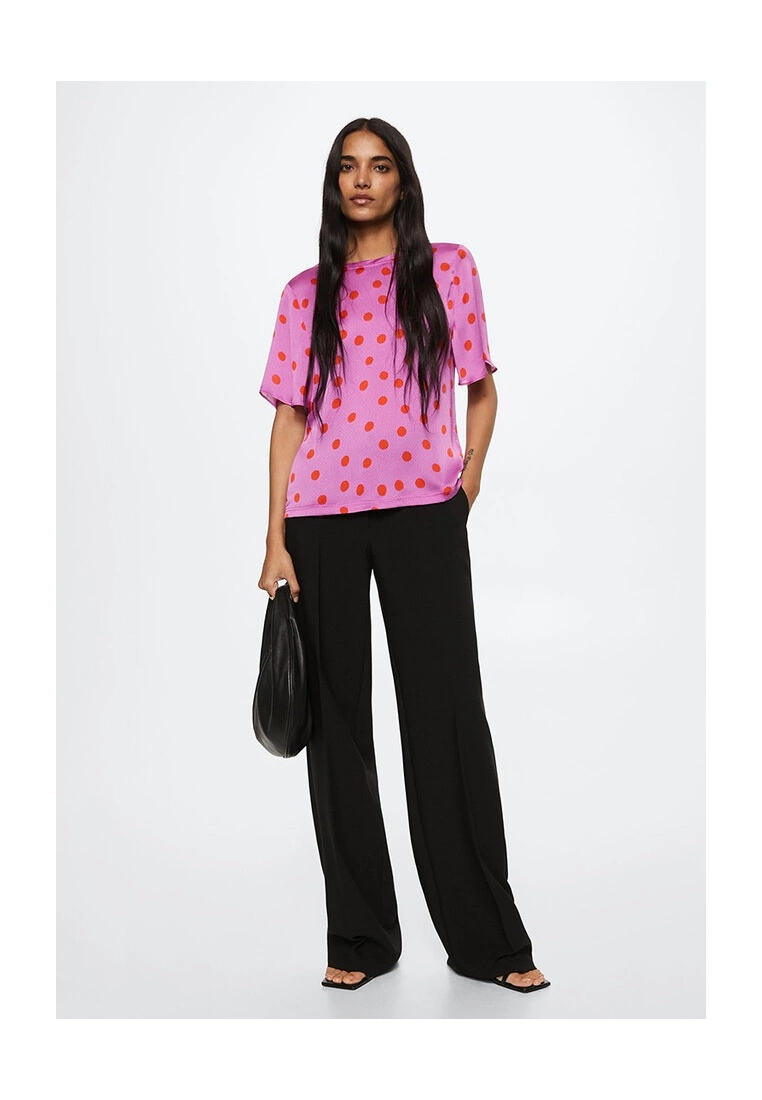 Mango Polka-Dot Print Blouse 7 Mango Polka-Dot Print Blouse - Image 5