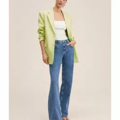 Mango Structured Cotton Blazer -Mango popular store mango 5683 1014016 4