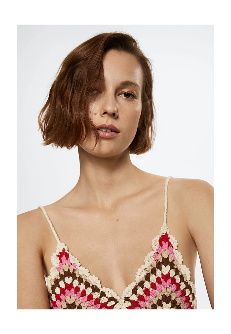 Mango Crochet Cotton Dress 5 Mango Crochet Cotton Dress - Image 3