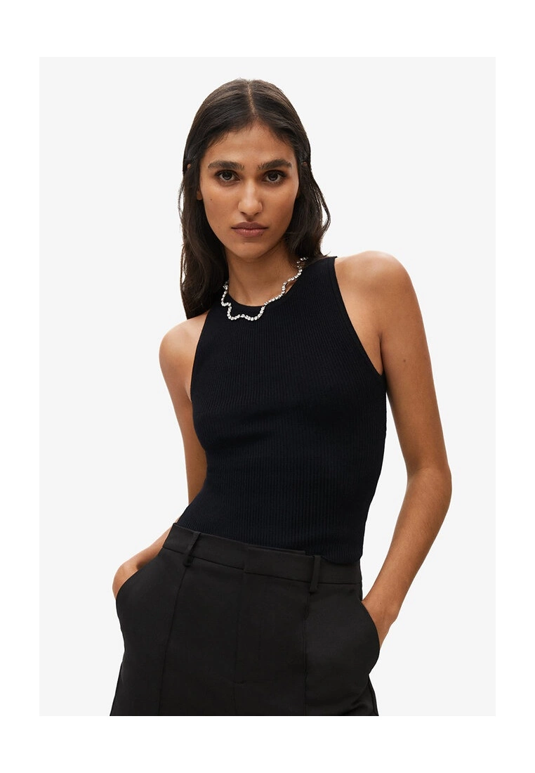 Mango Slit Knit Top 3 Mango Slit Knit Top