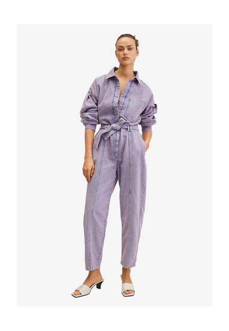 Mango Belt Denim Jumpsuit 3 Mango Belt Denim Jumpsuit