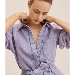 Mango Belt Denim Jumpsuit 9 Mango Belt Denim Jumpsuit -Mango popular store mango 5742 1804016 3