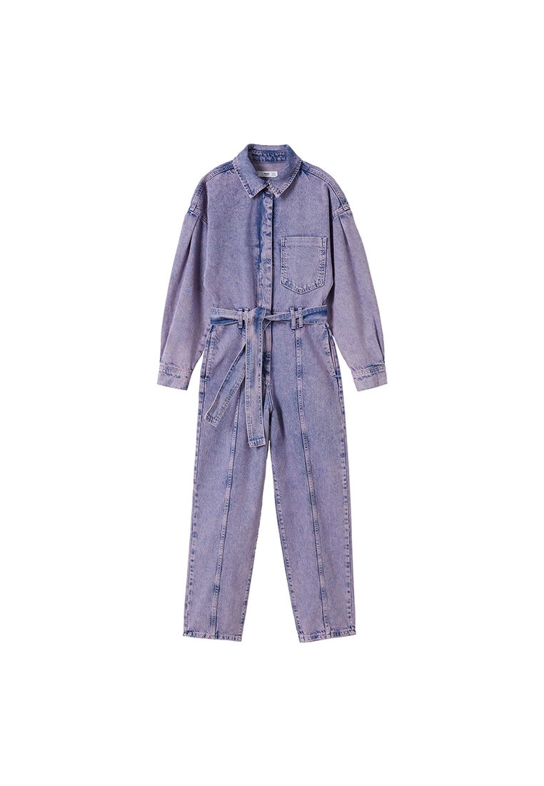 Mango Belt Denim Jumpsuit 7 Mango Belt Denim Jumpsuit - Image 5