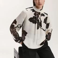 Mango Printed Chiffon Blouse -Mango popular store mango 5742 4615146 4