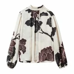 Mango Printed Chiffon Blouse -Mango popular store mango 5743 4615146 7