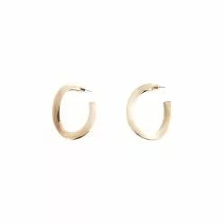 Mango Twisted Hoop Earrings
