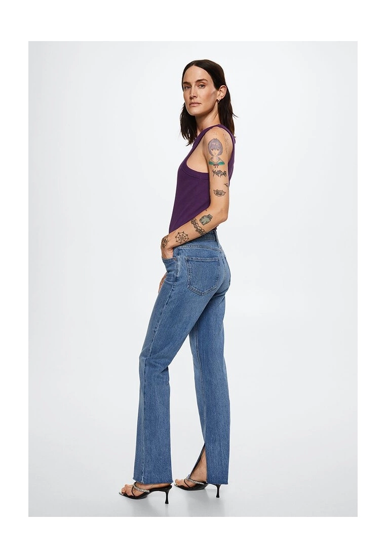 Mango Mid-Rise Straight Jeans 6 Mango Mid-Rise Straight Jeans - Image 4