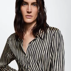 Mango Striped Satin Dress -Mango popular store mango 5778 8432236 3