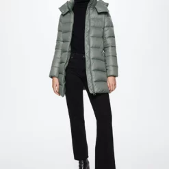 Mango Hood Quilted Coat -Mango popular store mango 5783 7732236 7