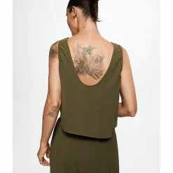 Mango Draped Crop Top -Mango popular store mango 5788 3003426 2