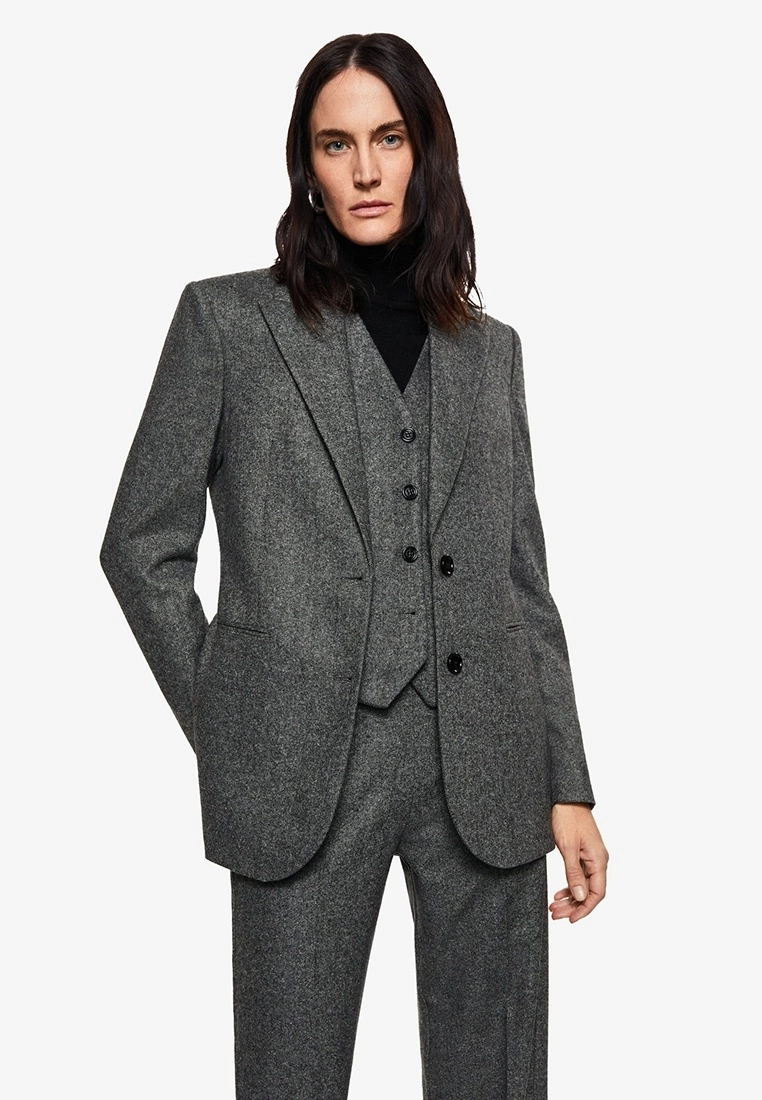 Mango Wool Suit Blazer 3 Mango Wool Suit Blazer