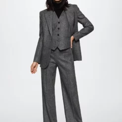 Mango Wool Suit Blazer 10 Mango Wool Suit Blazer -Mango popular store mango 5799 0632236 4
