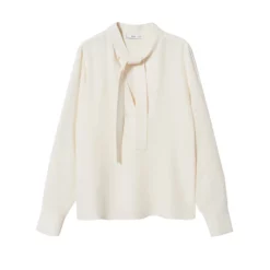Mango Tie-Neck Blouse -Mango popular store mango 5811 7532236 7