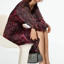 Mango Ruffle Paisley Print Dress 12 Mango Ruffle Paisley Print Dress -Mango popular store mango 5813 8732236 5