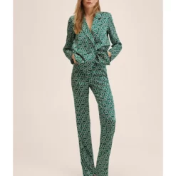 Mango Chain Print Trousers -Mango popular store mango 5815 0252016 4