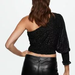 Mango Asymmetric Shiny Blouse 8 Mango Asymmetric Shiny Blouse -Mango popular store mango 5819 9432236 2