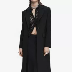 Mango Lapels Structured Coat