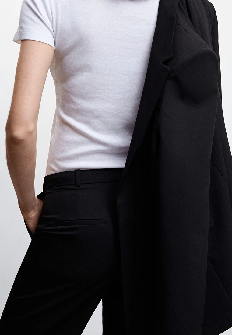 Mango Straight Suit Trousers 6 Mango Straight Suit Trousers - Image 4