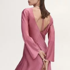 Mango Side-Slit Satin Dress 15 Mango Side-Slit Satin Dress -Mango popular store mango 5880 6025146 6