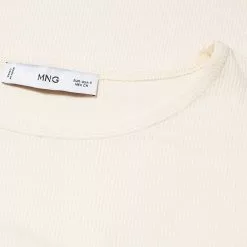 Mango Ribbed Long-Sleeved T-Shirt 12 Mango Ribbed Long-Sleeved T-Shirt -Mango popular store mango 5885 3048046 5