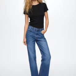 Mango Rounded Neck Cotton T-Shirt 10 Mango Rounded Neck Cotton T-Shirt -Mango popular store mango 5889 3598046 4