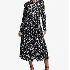 Mango Midi Printed Dress