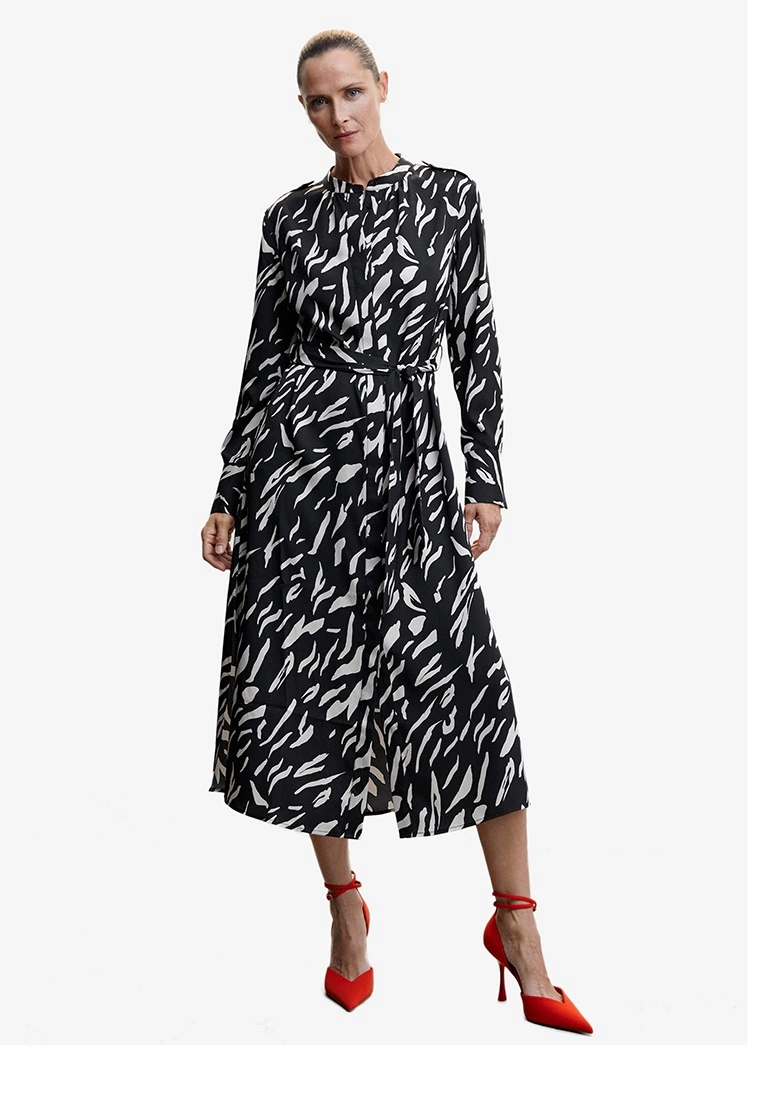 Mango Midi Printed Dress 3 Mango Midi Printed Dress