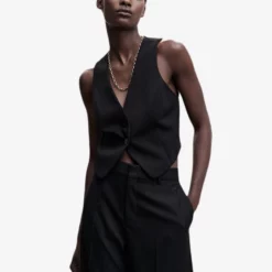 Mango Buttons Suit Waistcoat