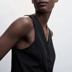 Mango Buttons Suit Waistcoat -Mango popular store mango 5900 3249046 3