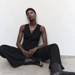 Mango Buttons Suit Waistcoat -Mango popular store mango 5900 3249046 4