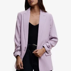 Mango Flowy Suit Blazer