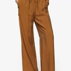 Mango Satin Palazzo Trousers