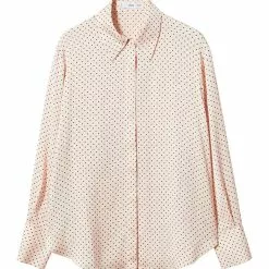 Mango Satin Finish Flowy Shirt -Mango popular store mango 5926 6425936 7