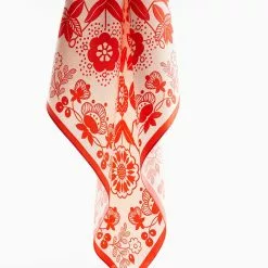 Mango Flowers Printed Scarf -Mango popular store mango 5931 7298046 4