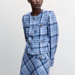 Mango Check Tweed Mini Skirt 12 Mango Check Tweed Mini Skirt -Mango popular store mango 5935 1529046 4