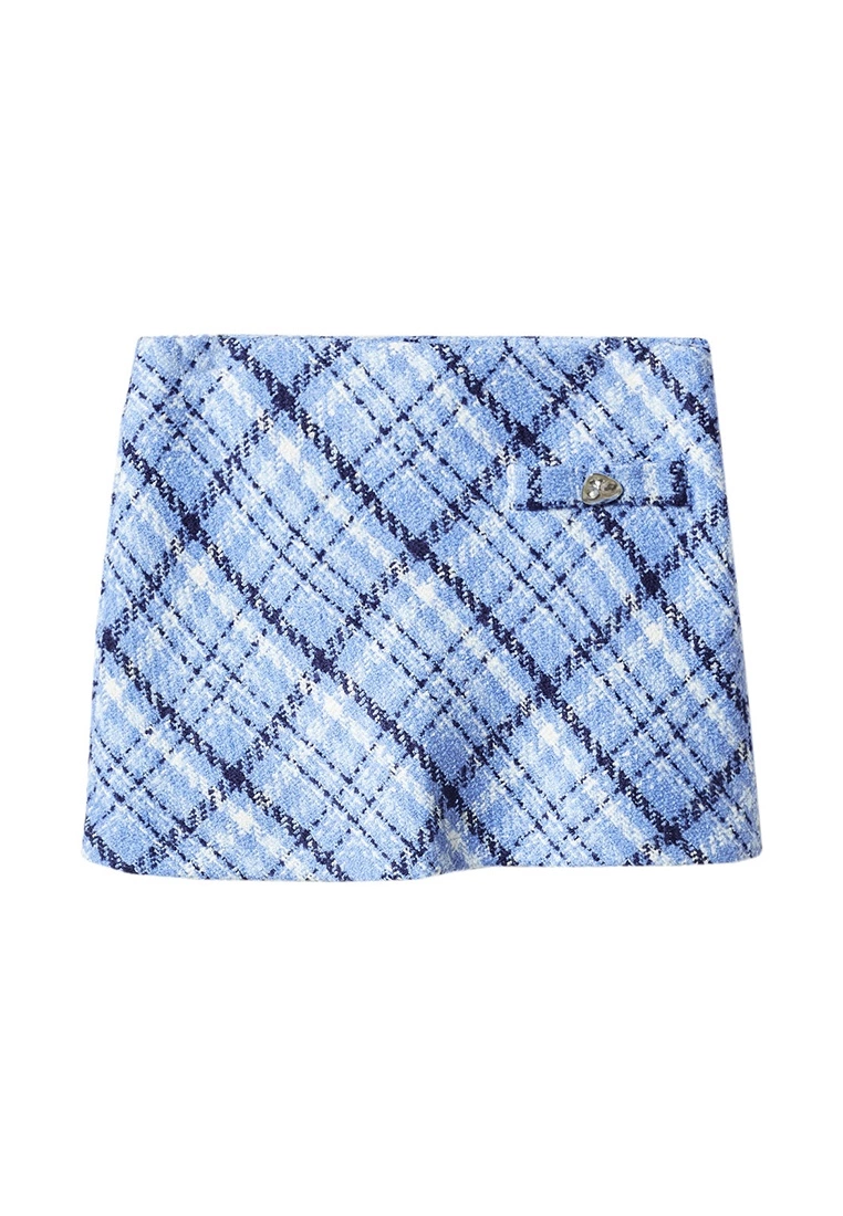 Mango Check Tweed Mini Skirt 9 Mango Check Tweed Mini Skirt - Image 7
